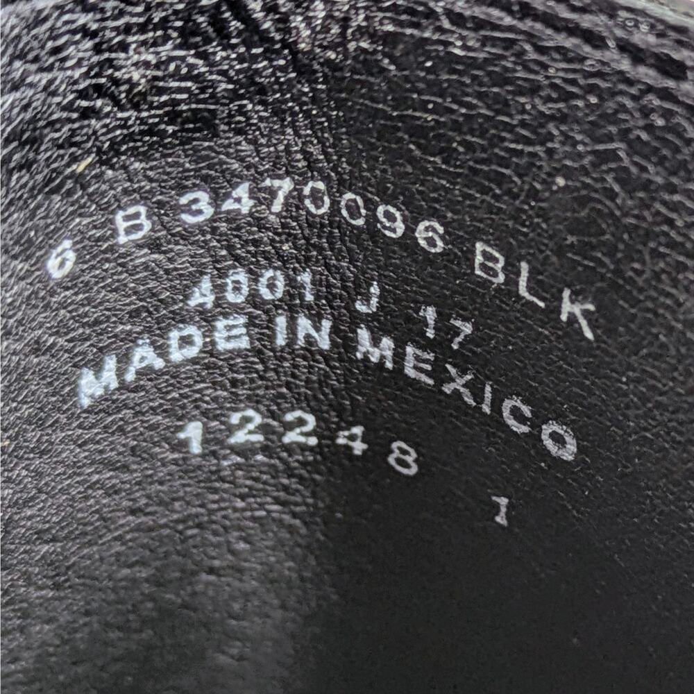 Frye Sacha Shooties 6 Black Leather Silver Stud Ankle Boots Heritage Style - Picture 3 of 16